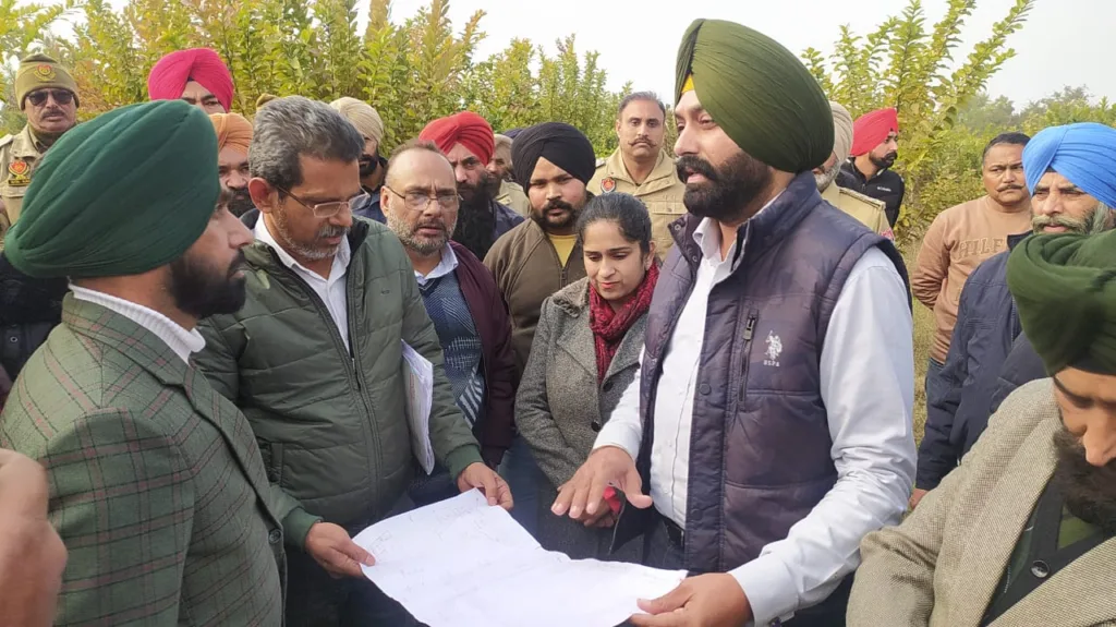 Lalit Singh Bhullar reclaims 85 acres of encroached panchayat land in village Harnampur