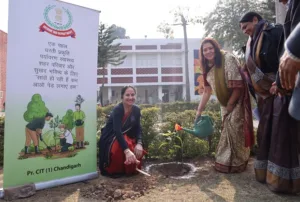 Swacchata Pakhwada, 2024: Tree Plantation Drive at Govt. College of Education, Sector 20-D, Chandigarh
