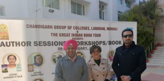 Chandigarh group of colleges organized literature festival , book fair