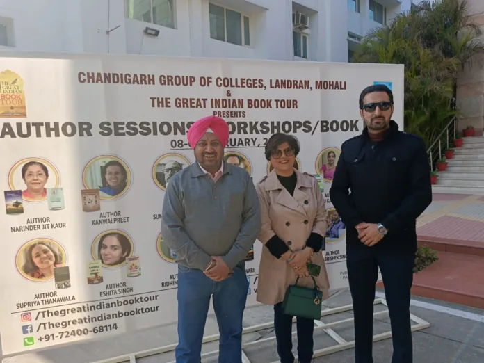 Chandigarh group of colleges organized literature festival , book fair