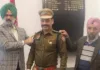 Piping ceremony in Patiala: DIG decorates newly promoted lone inspector from Patiala as DSP