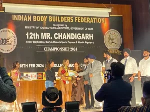 Bodybuilder's success saga goes on; Rajneet Kaur wins Gold in Women's category at 12th Mr /Ms Chandigarh Championship 
