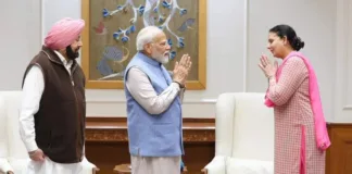 Capt Amarinder accompanied by his daughter met PM Modi; confident about resolution of farmers’ issue