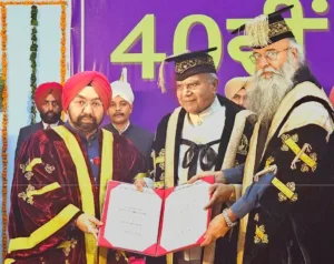 Governor Punjab confers honorary doctorate on MP Sahney