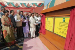 Foundation Stone laid for Administrative Block and Central Library by Union Minister Som Parkash at Central University of Punjab