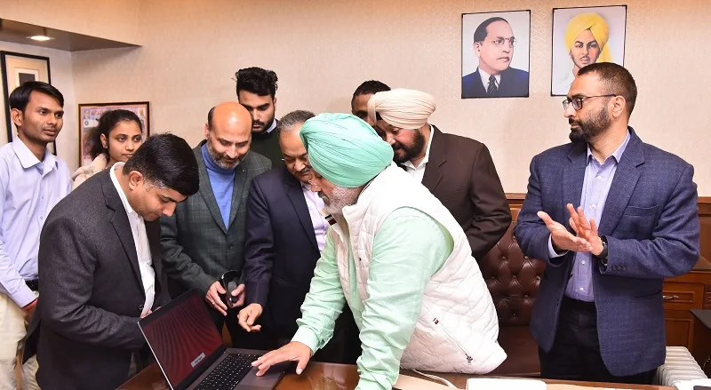 Jauramajra launches new mobile-friendly website of Punjab 