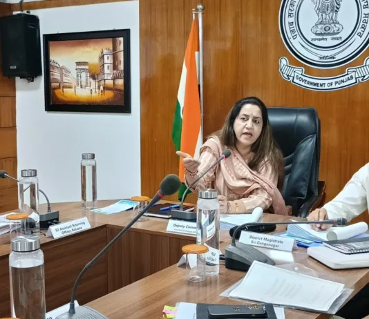 To curb illegal activities during elections, joint meeting of officers of Punjab, Rajasthan border districts held at Fazilka