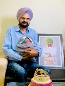 Sidhu’s blessed with a baby boy