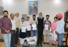 Punjabi University VC hands out appointment letters to the students of U.C.Ghanaur