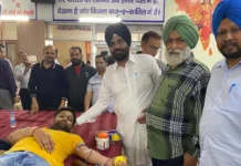 General category Welfare Federation joins blood donation camp by Bharat Vikas Parishad