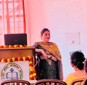 Dr. Ankdeep Kaur Attwal Interacts with the Students of her Alma Mater