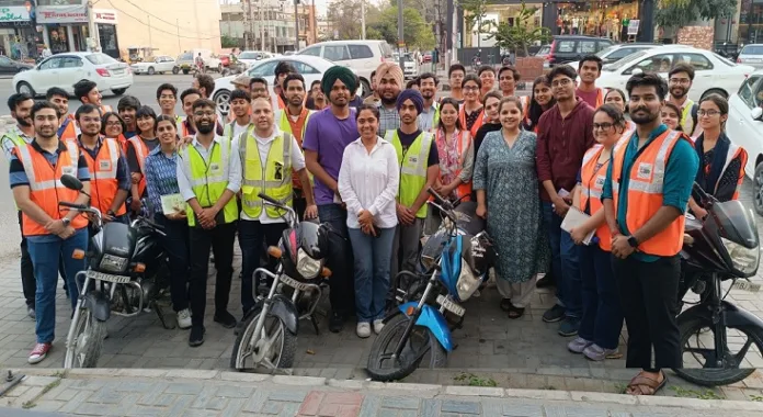 Road User Behaviour Audit Drive conducted by Patiala Foundation