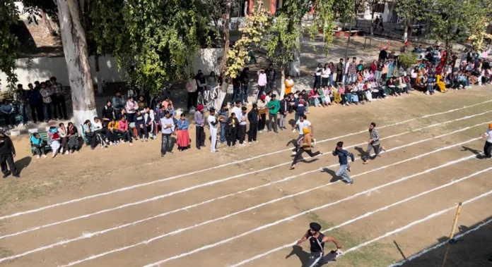 Govt Bikram College sports meet witnessed energetic participation from college students