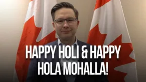Happy Holi to all Hindu communities throughout Canada- Canadian Heritage-Photo courtesy-YouTube