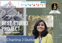 GZS School of Architecture and Planning Student Achieves Top Recognition at Saint Gobain Transparence 18.0