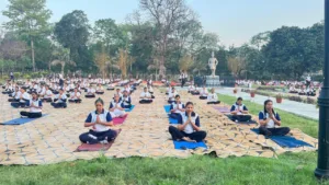 Embracing the Spirit of Yoga: Yogotsav Celebration at MBSP Sports University, in Preparation for International Day of Yoga!