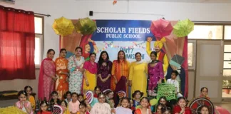 Scholar Fields Public School, Patiala celebrated the festival of Baisakhi with full fervour and enthusiasm