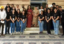 Thapar institute celebrating April as Stress Awareness Month; organized a visit for government school students