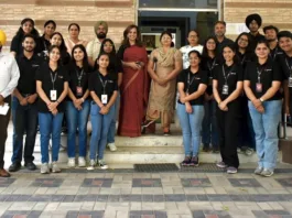 Thapar institute celebrating April as Stress Awareness Month; organized a visit for government school students