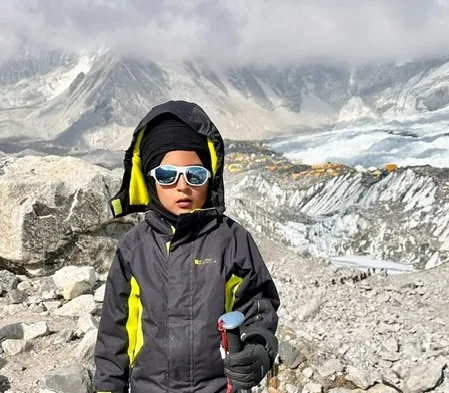 Rupnagar kid scales Everest base camp