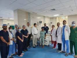 Maiden video-assisted thoracoscopic surgery (VATS) done at AIIMS Bathinda to remove tumor originating from spinal cord