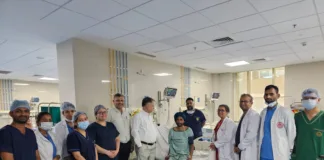 Maiden video-assisted thoracoscopic surgery (VATS) done at AIIMS Bathinda to remove tumor originating from spinal cord