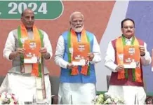 BJP’s ‘Sankalp Patra’ released; PM endorses farmers’ contribution to nation’s progress