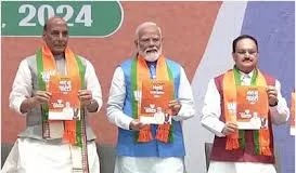 BJP’s ‘Sankalp Patra’ released; PM endorses farmers’ contribution to nation’s progress