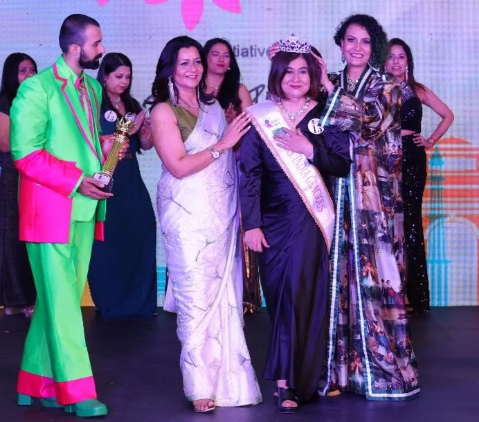 Chandigarh’s educationist crowned Mrs INDIA Gracious 2024 at VISIONARA GLOBAL Mrs India 2024  Beauty Pageant 