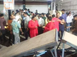 Several people injured after stage collapses during PM Modi's roadshow