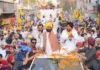 Mann took a dig at Sukhbir Badal, recited 'Kikkli Kaleer Di' to the people