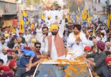 Mann took a dig at Sukhbir Badal, recited 'Kikkli Kaleer Di' to the people