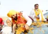 'Bittu te Raja Gappi, Jeetuga Sada Pappi' - echoed in Mann's road show for AAP’s Ludhiana candidate