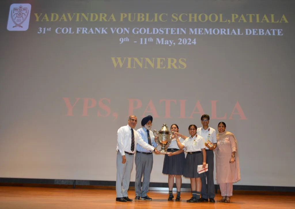 YPS, Patiala clinched 31st Col Frank Von Goldstein memorial debate trophy