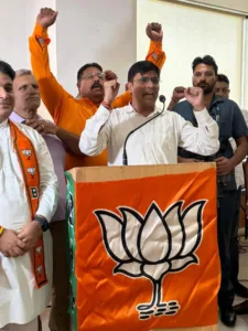 Union Minister Gajendra Singh Shekhawat Campaigns for BJP Anandpur Sahib Candidate Dr.Subhash Sharma