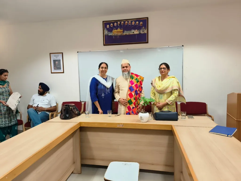 Punjabi University’s Political Sciences department organizes Prof Arshi Khan’s lecture 