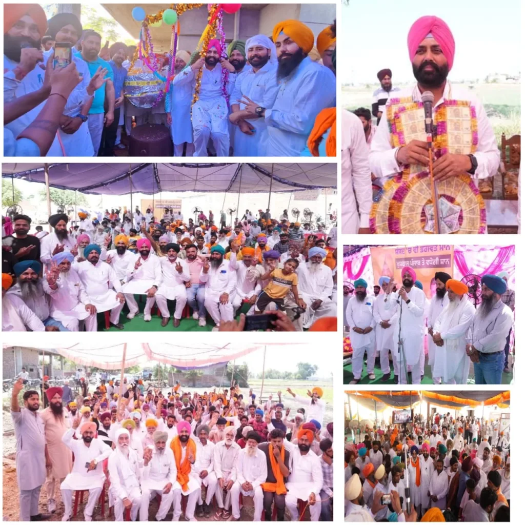 ਆਪ ਉਮੀਦਵਾਰ ਲਾਲਜੀਤ ਭੁੱਲਰ ਨੂੰ ਗੁਰਪ੍ਰੀਤ ਗੋਰਾ ਜੋਤੀਸ਼ਾਹ ਵੱਲੋ ਦੇਸ਼ੀ ਘਿਓ ਨਾਲ ਤੋਲਿਆ