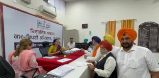 Six candidates file nomination papers from Anandpur Sahib Constituency on fourth day