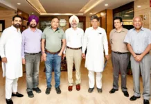 Federation of Chandigarh Sector Welfare Associations felicitates Tewari