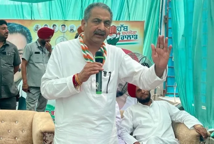 Anandpur Sahib Congress candidate Vijay Inder Singla campaigns in Rupnagar