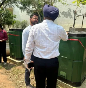 Inauguration of Aerobins for Solid Waste Management at Government Mohindra College Patiala