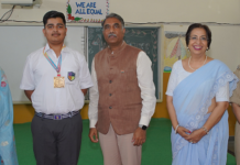 Police D.A.V Public School Patiala student wins accolades 