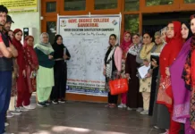 GDC Ganderbal, J&K organises Voter Awareness Programme