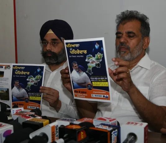 NK Sharma releases ‘Vision Document’ for Patiala; promises to resolve local issues under jurisdiction of state govt after becoming MP