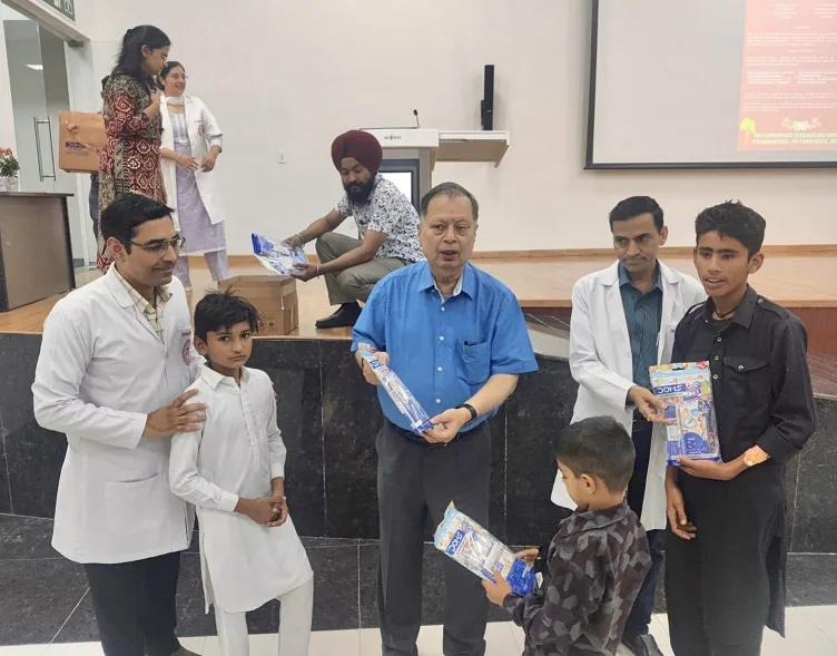 Hemophilia Day at AIIMS Bathinda: Haemophilic children planted tree, doctors shared rehabilitation methods