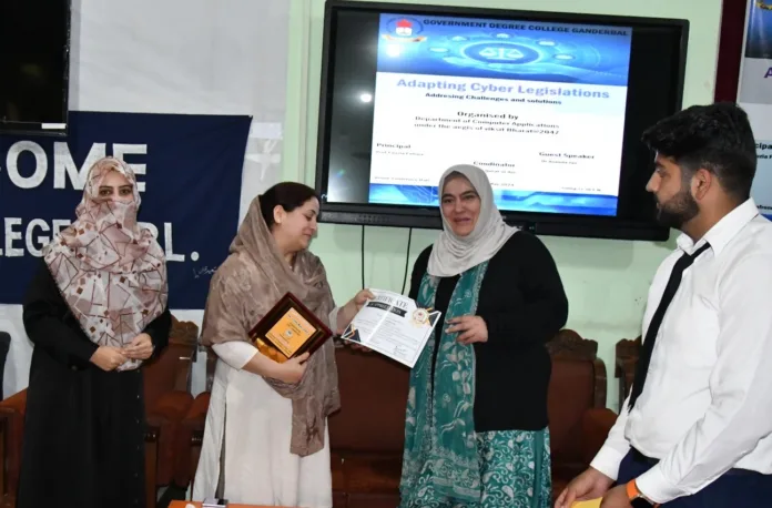 J&K’s Government Degree College Ganderbal organises program on “Adapting Cyber legislations”