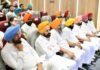 CM Bhagwant Mann held a meeting with AAP leaders of Amritsar and Fatehgarh Sahib Lok Sabha constituencies