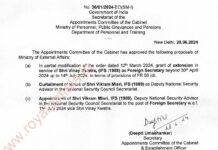 Govt appoints Deputy National Security Advisor as new foreign secretary