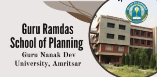 Yet another Feather in GNDUs crown as its Guru Ramdas School of Planning gets recognition from Govt of India