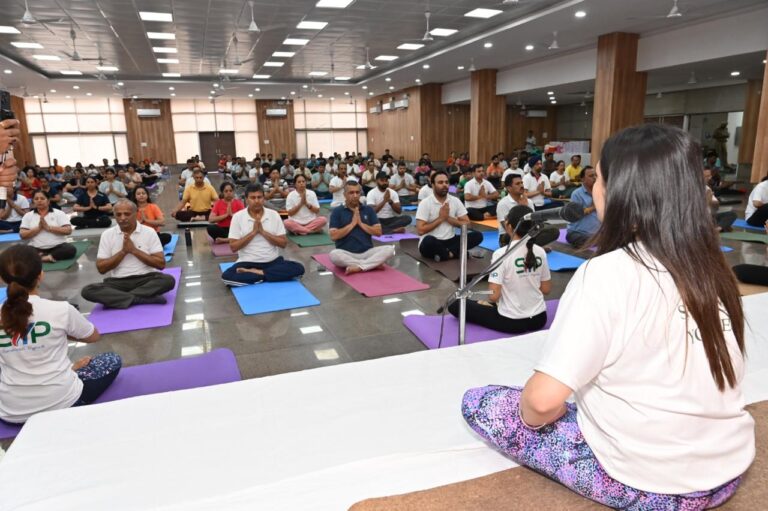 BBMB Celebrates International Yoga Day with great enthusiasm